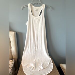Aerie White Sleeveless Maxi Dress